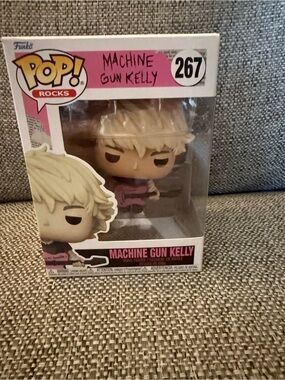 IOB Funko Pop Rocks Machine Gun Kelly Blonde Hair Pink Outfit Vinyl Figure
